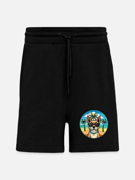 Braque Du Bourbonnais Hunderasse Cartoon Sonnenbrille - Shorts - made by SPREAD - SOLID BLACK