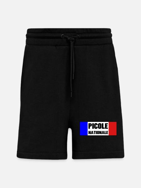Picole Nationale - Short bio décontracté fabriqué en UE - SOLID BLACK