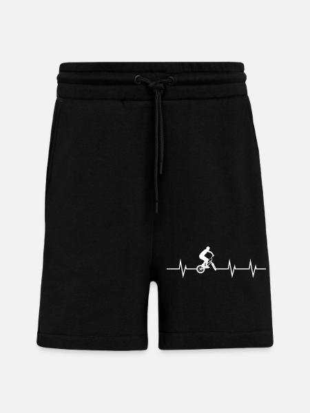 Heartbeat BMX - Shorts - made by SPREAD - SOLID BLACK