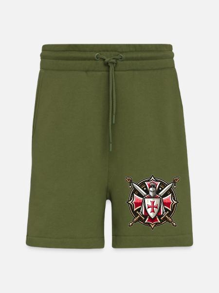 Knights templar - Shorts - made by SPREAD - MOSS GREEN