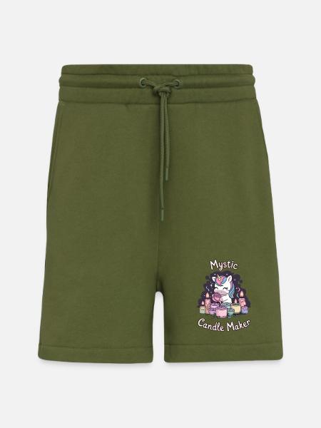 Mystic Candle Maker. - Shorts - made by SPREAD - MOSS GREEN