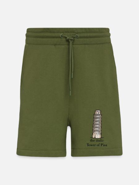 the italic Tower - Shorts - made by SPREAD - MOSS GREEN