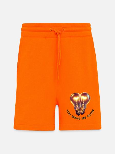 You Make Me Glow - Shorts - made by SPREAD - SUNSET ORANGE