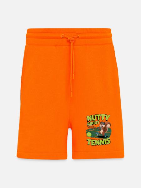 Nutty About Tennis - Shorts - made by SPREAD - SUNSET ORANGE