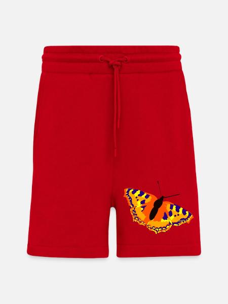 butterfly - Shorts - made by SPREAD - red