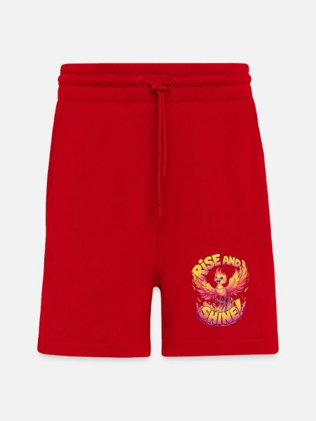 Raus aus den Federn - Shorts - made by SPREAD - Rot