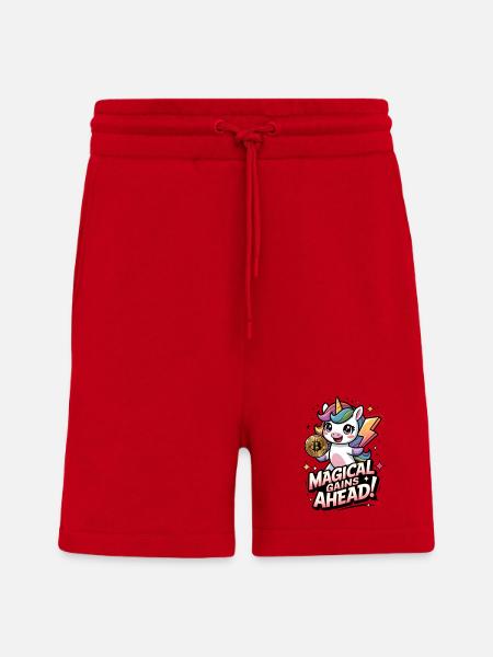 Magical Gains Ahead! - Shorts - made by SPREAD - red