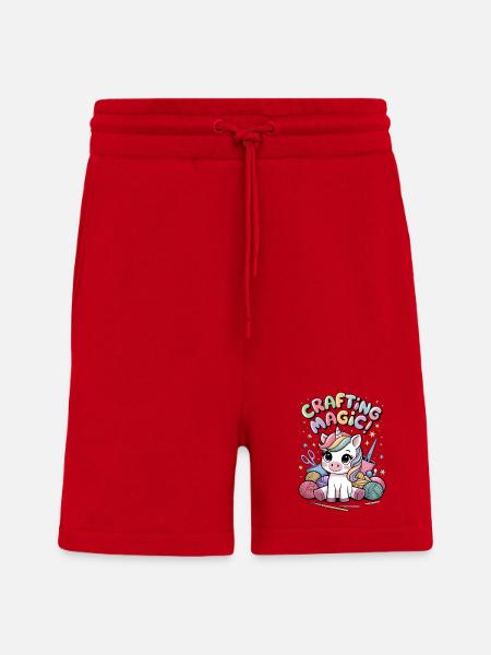 Crafting Magic! - Shorts - made by SPREAD - red