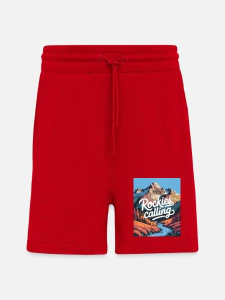 Rockies Calling - Shorts - made by SPREAD - red