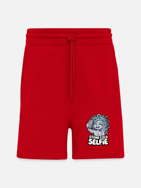 Stone Cold Selfie - Shorts - made by SPREAD - red