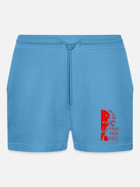 César 4 - Short bio décontracté court fabriqué en UE -  Sol Blue