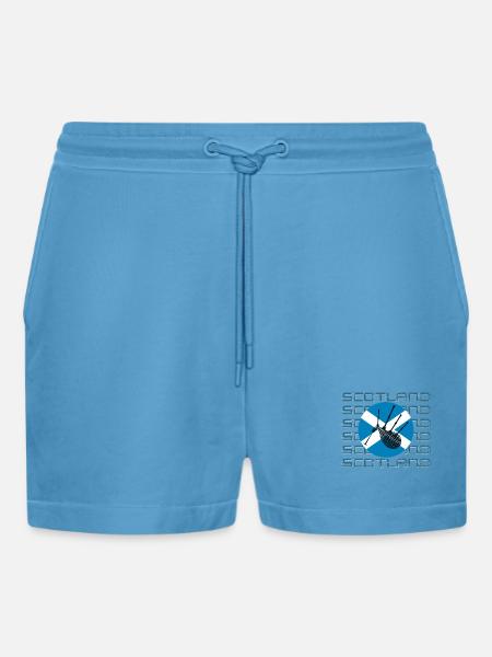 cornemuses - Short bio décontracté court fabriqué en UE - Sol Blue