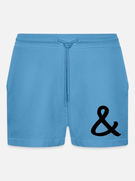 esperluette - Short bio décontracté court fabriqué en UE - Sol Blue