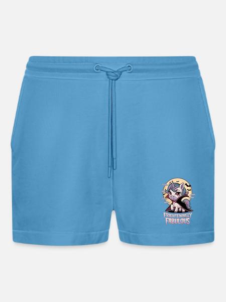 Beängstigend fabelhaft - Organic Relaxed Cropped Shorts Made in EU -  Sol Blue