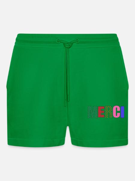 Thank you - Organic Relaxed Cropped Shorts Made in EU - City Green
