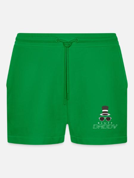 poker - Organic Relaxed Cropped Shorts Made in EU - City Green