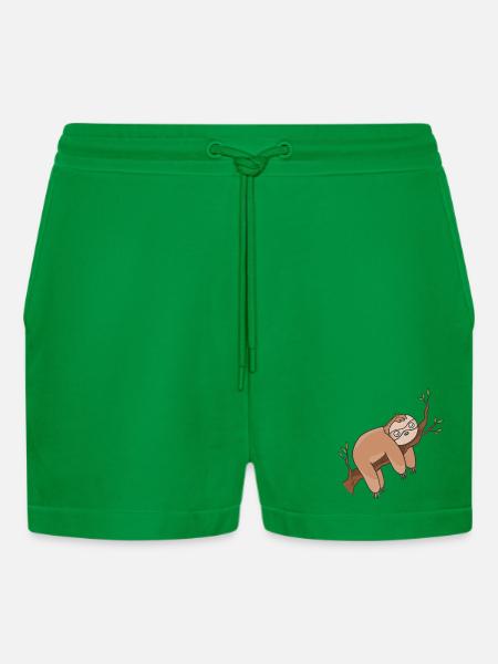 Faultier - Organic Relaxed Cropped Shorts Made in EU - City Green