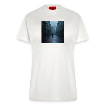 Nebelstrom City - Fitted T-Shirt - made by SPREAD - OFF WHITE - Vorne