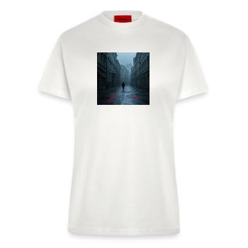 Nebelstrom City - Fitted T-Shirt - made by SPREAD - OFF WHITE - Vorne