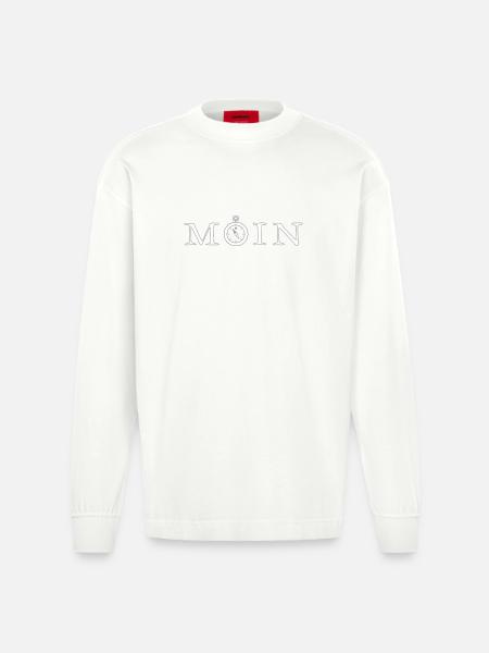 Moin - Heavyweight Oversized Organic Langarmshirt Made in EU - OFF WHITE