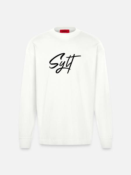 Sylt - Heavyweight Oversized Organic Langarmshirt Made in EU - OFF WHITE