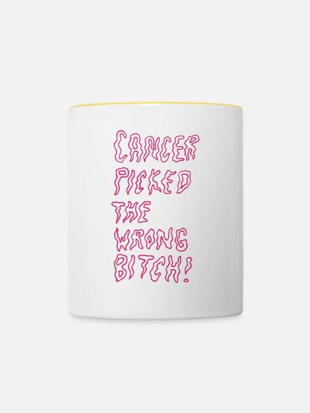 Picked the wrong - Tasse zweifarbig - Weiß/Gelb