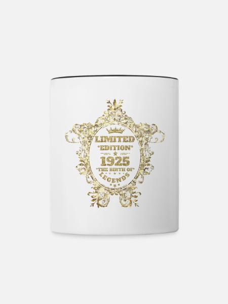 Limited Edition 1925 - Tasse zweifarbig - Weiß/Schwarz