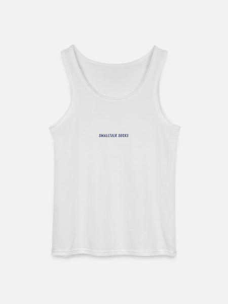 SMALLTALK SUCKS - Spread it! - Gildan Männer Tank Top - Weiß