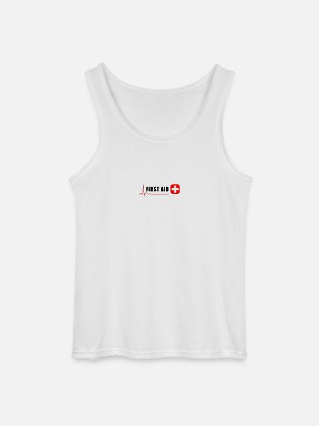 ERSTE HILFE - Gildan Männer Tank Top - Weiß