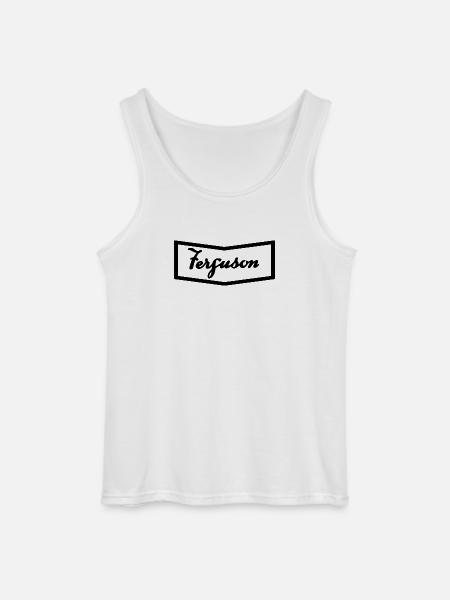 Ferguson TE20 hood logo - Gildan Men’s Tank Top - white