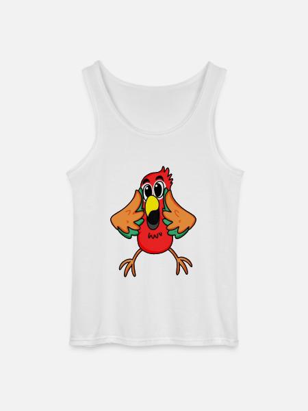 Parrot jungle - Gildan Men’s Tank Top - white