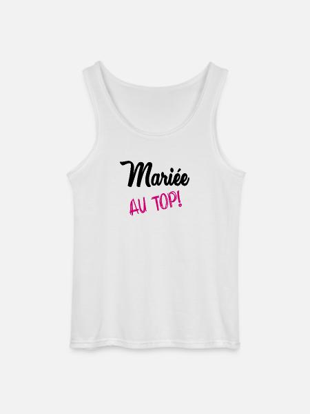 MARRIAGE - Gildan Men’s Tank Top - white