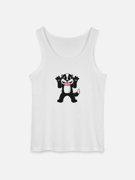 Badger - Gildan Men’s Tank Top - white