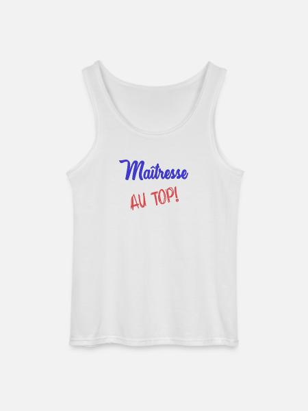 MISTRESS - Gildan Men’s Tank Top - white
