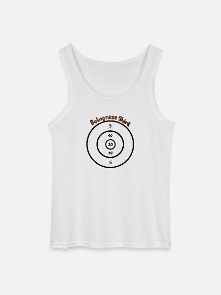 Bolognese Shit - Gildan Men’s Tank Top - white