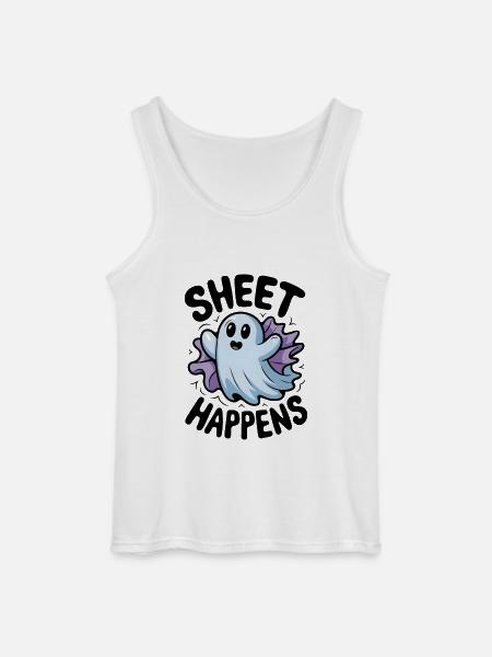 Blatt passiert - Gildan Männer Tank Top - Weiß
