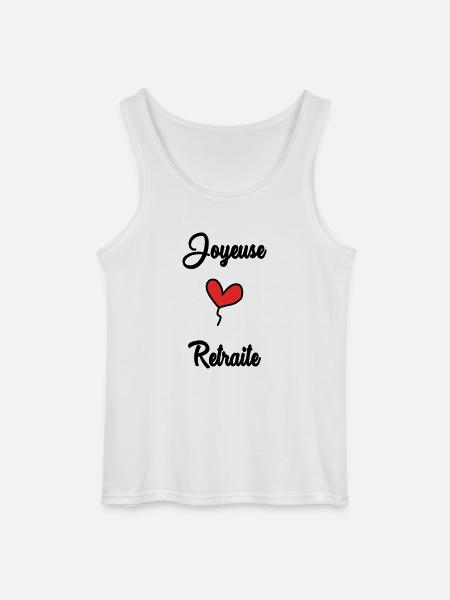 RETIREMENT - Gildan Men’s Tank Top - white