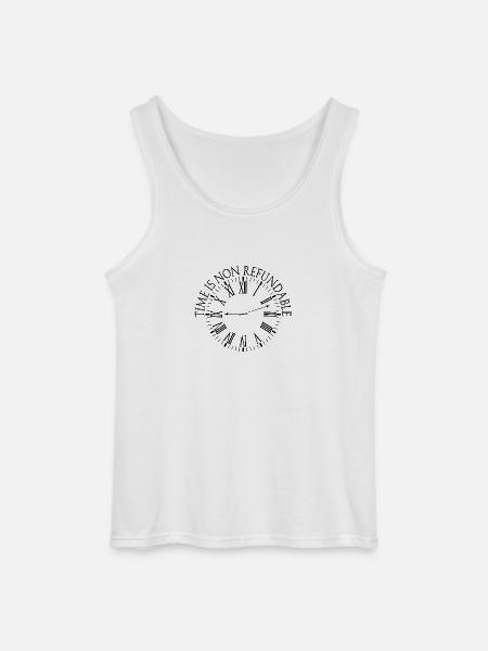 Le temps n’est pas remboursable - Débardeur Gildan Homme - blanc
