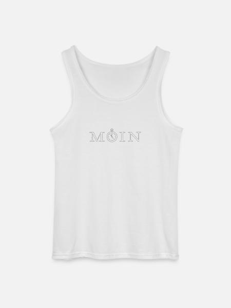 Moin - Gildan Männer Tank Top - Weiß