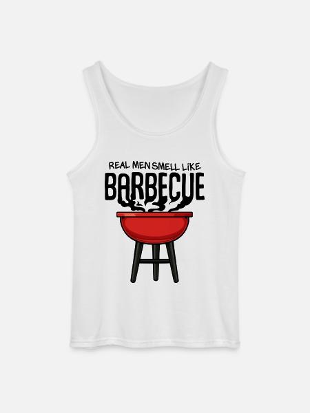 Red Kettle Grill Illustration - Débardeur Gildan Homme - blanc
