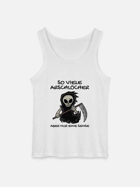Sensenmann - Gildan Männer Tank Top - Weiß