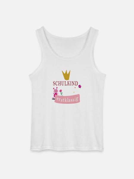 Schulkind erstklassig - Gildan Männer Tank Top - Weiß