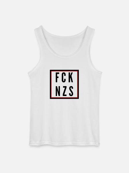 Fuck Naz*s - Gildan Men’s Tank Top - white