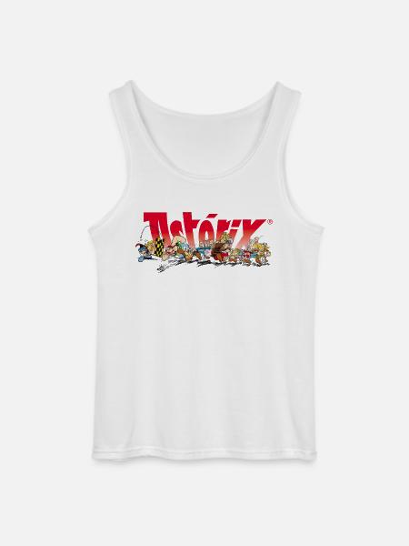 Asterix & Obelix Rennstart - Gildan Männer Tank Top - Weiß