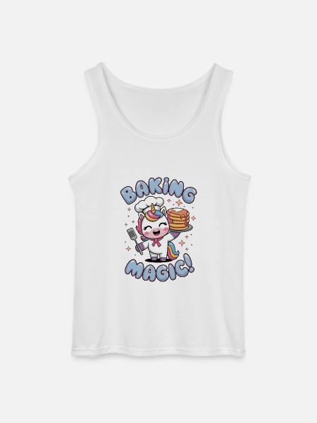 Baking Magic! - Gildan Men’s Tank Top - white