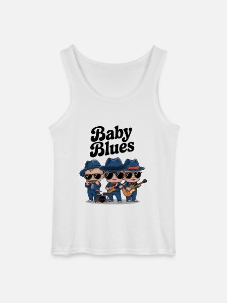 Baby Blues - Débardeur Gildan Homme - blanc
