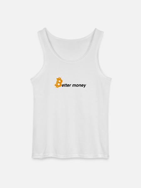 Better money - Gildan Männer Tank Top - Weiß