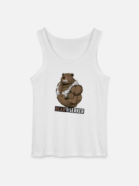 Bearserker - Gildan Men’s Tank Top - white