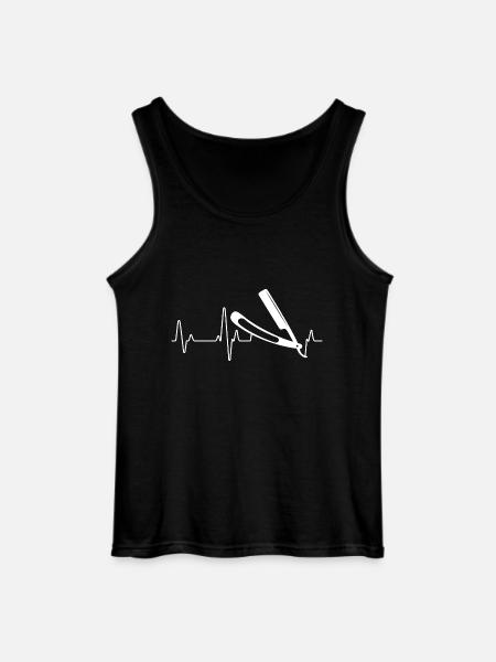 barber - Gildan Men’s Tank Top - black