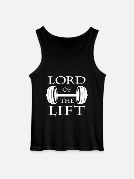 dumbbell - Gildan Men’s Tank Top - black